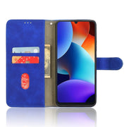 For Blackview Oscal Modern 8 / Color 8 Skin Feel Magnetic Flip Leather Phone Case(Blue)
