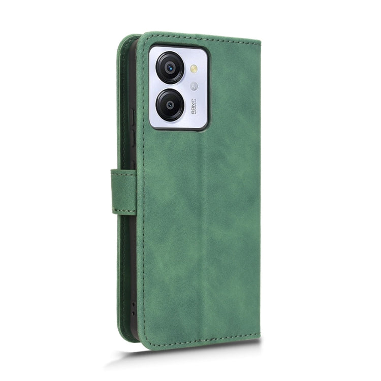 For Blackview Oscal Modern 8 / Color 8 Skin Feel Magnetic Flip Leather Phone Case(Green) - free shipping - PMC TechLife - Order now!