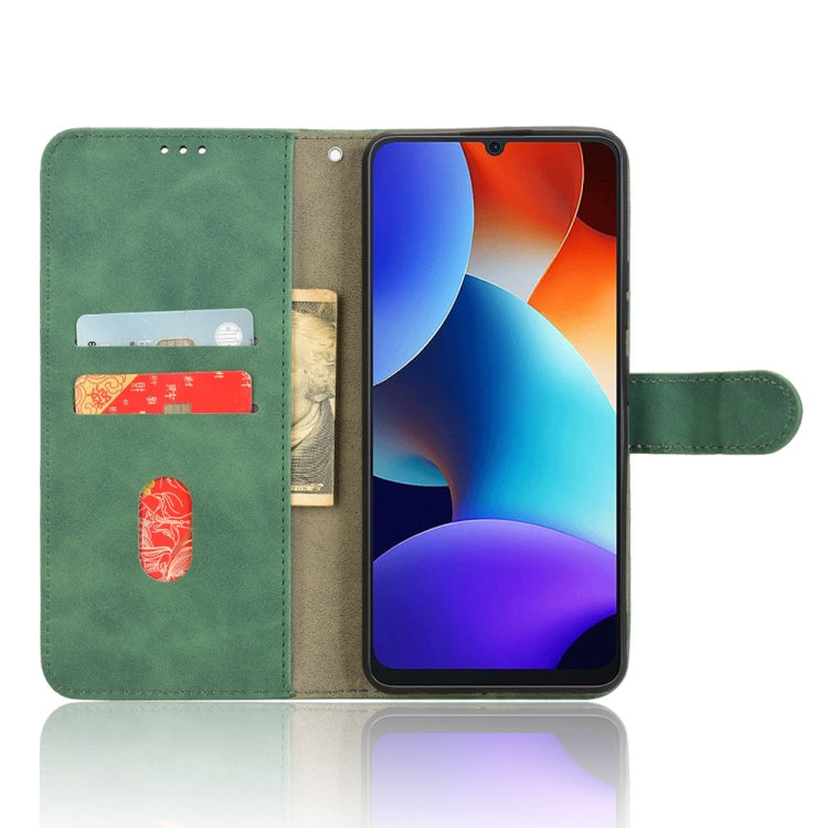 For Blackview Oscal Modern 8 / Color 8 Skin Feel Magnetic Flip Leather Phone Case(Green) - free shipping - PMC TechLife - Order now!