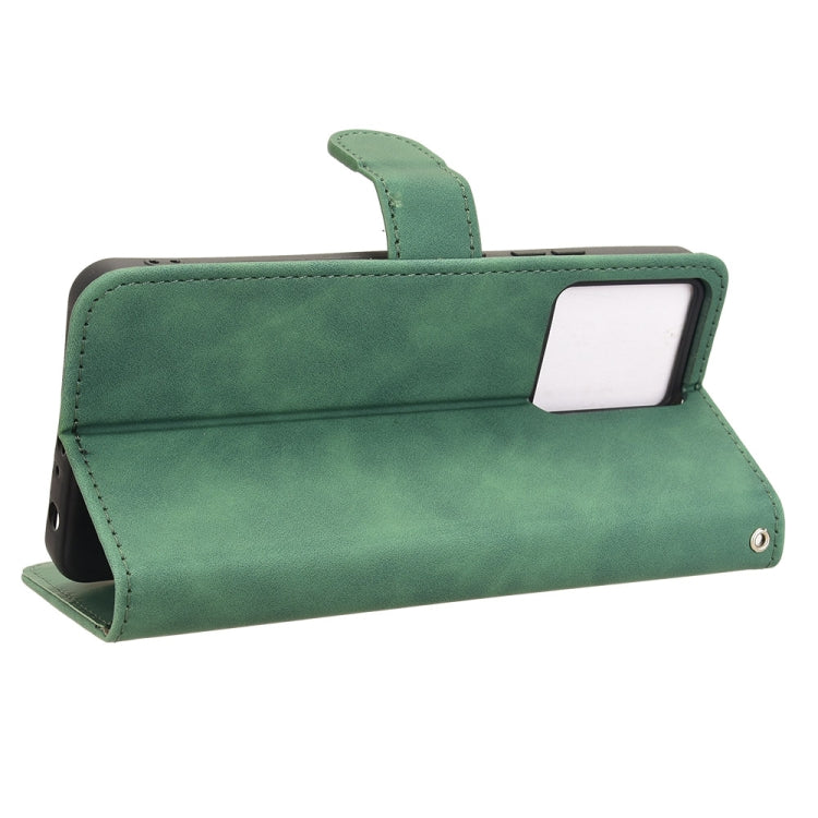 For Blackview Oscal Modern 8 / Color 8 Skin Feel Magnetic Flip Leather Phone Case(Green) - free shipping - PMC TechLife - Order now!