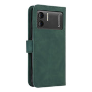 For Doogee X98 / X98 Pro Skin Feel Magnetic Flip Leather Phone Case(Green)