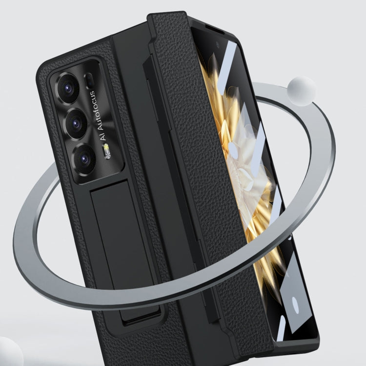 For Honor Magic V2 Shield Series Integrated Folding Phone Case(Light Blue) - Honor Cases by PMC TechLife | Online Shopping South Africa | PMC TechLife | Buy Now Pay Later Mobicred