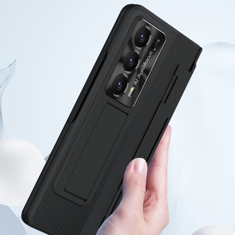 For Honor Magic V2 Shield Series Integrated Folding Phone Case(Rose Gold) - Honor Cases by PMC TechLife | Online Shopping South Africa | PMC TechLife | Buy Now Pay Later Mobicred