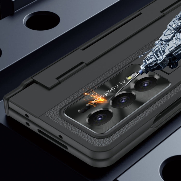 For Honor Magic V2 Shield Series Integrated Folding Phone Case(Silver+Gold) - Honor Cases by PMC TechLife | Online Shopping South Africa | PMC TechLife | Buy Now Pay Later Mobicred