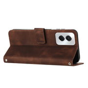 For Motorola Moto G Power 5G 2024 Dream Triangle Leather Phone Case with Lanyard(Brown)