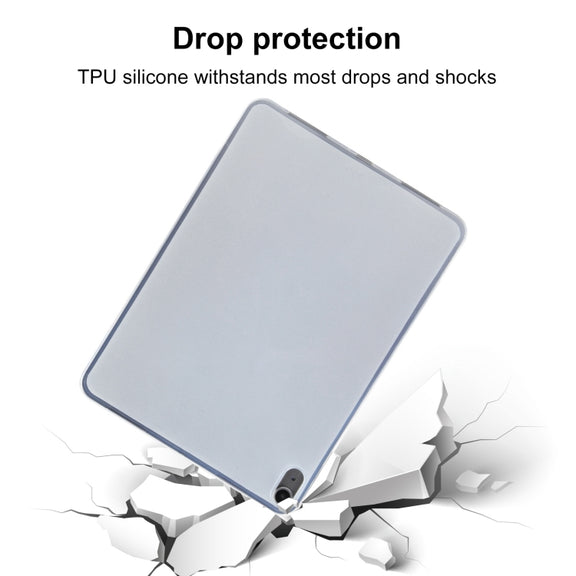 For Samsung Galaxy Tab S9+ TPU Tablet Case(Frosted Clear)