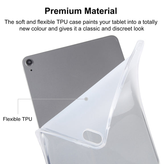 For Samsung Galaxy Tab S9 FE+ TPU Tablet Case(Frosted Clear)