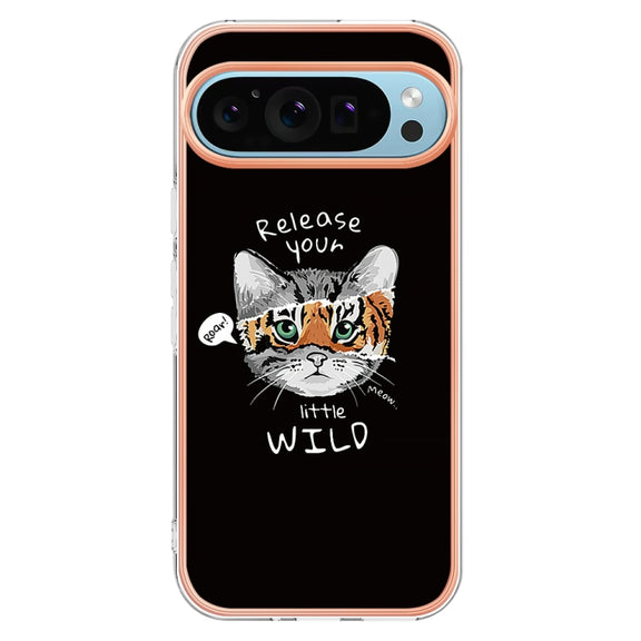 For Google Pixel 9 / 9 Pro Electroplating Dual-side IMD Phone Case(Natural Growth)