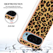 For Google Pixel 9 Pro XL Electroplating Dual-side IMD Phone Case(Leopard Print)