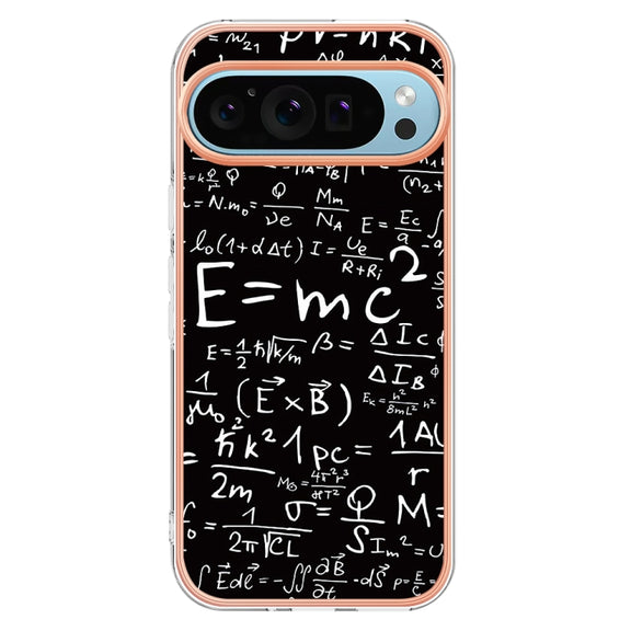 For Google Pixel 9 Pro XL Electroplating Dual-side IMD Phone Case(Equation)