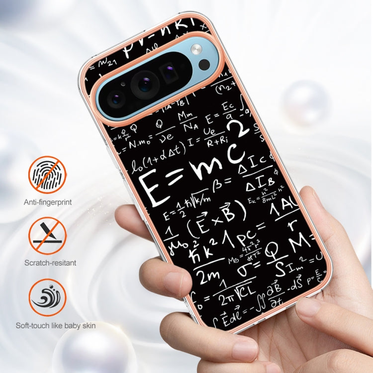 For Google Pixel 9 Pro XL Electroplating Dual-side IMD Phone Case(Equation)