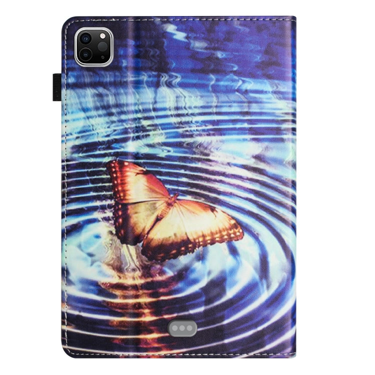 For iPad Pro 11 2024 Sewing Litchi Texture Smart Leather Tablet Case(Butterfly) - iPad Pro 11 2024 Cases by PMC TechLife | Online Shopping South Africa | PMC TechLife | Buy Now Pay Later Mobicred