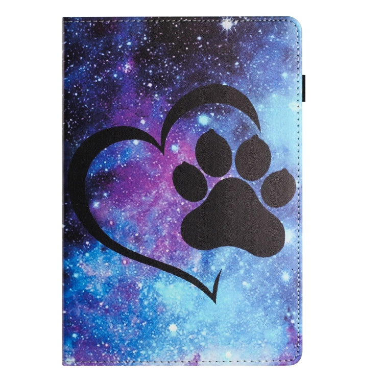 For Amazon Kindle Fire HD 8 2020 2022 Sewing Litchi Texture Smart Leather Tablet Case(Footprint)