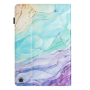 For Amazon Kindle Fire HD 10 2021 Sewing Litchi Texture Smart Leather Tablet Case(Oil Painting)