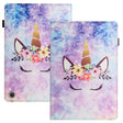 For Amazon Kindle Fire HD 10 2021 Sewing Litchi Texture Smart Leather Tablet Case(Smiling Face) - free shipping - PMC TechLife - Order now!