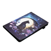 For Lenovo Tab M10 Sewing Litchi Texture Smart Leather Tablet Case(Cat)
