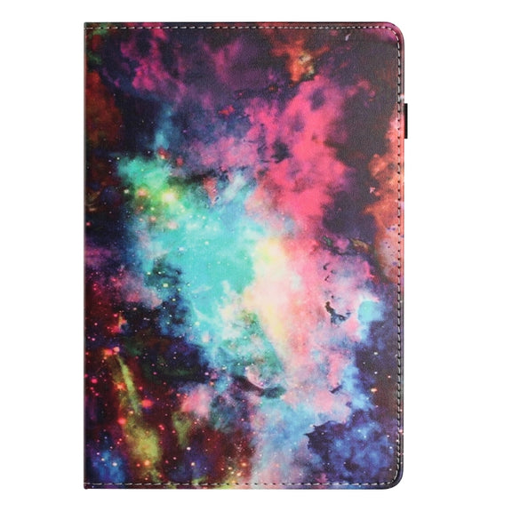 For Lenovo Tab M10 Sewing Litchi Texture Smart Leather Tablet Case(Starry Sky)