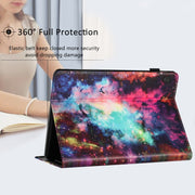 For Lenovo Tab M10 Sewing Litchi Texture Smart Leather Tablet Case(Starry Sky)