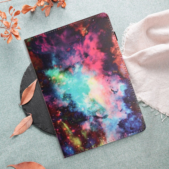 For Lenovo Tab M10 Sewing Litchi Texture Smart Leather Tablet Case(Starry Sky)