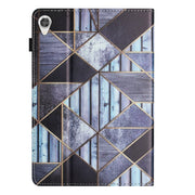 For Lenovo Tab M10 HD Gen 2 Sewing Litchi Texture Smart Leather Tablet Case(Marble)