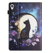 For Lenovo Tab M10 HD Gen 2 Sewing Litchi Texture Smart Leather Tablet Case(Cat)