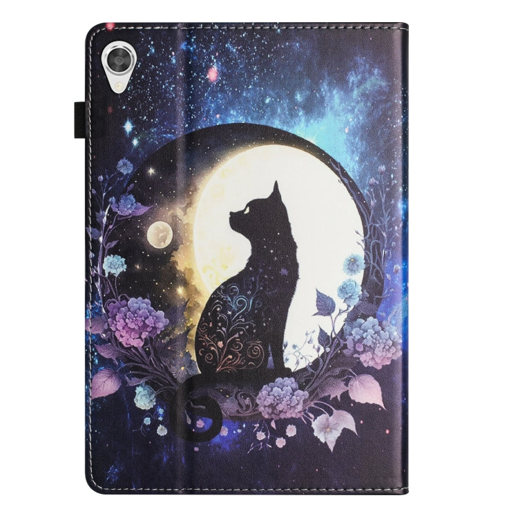 For Lenovo Tab M10 HD Gen 2 Sewing Litchi Texture Smart Leather Tablet Case(Cat)