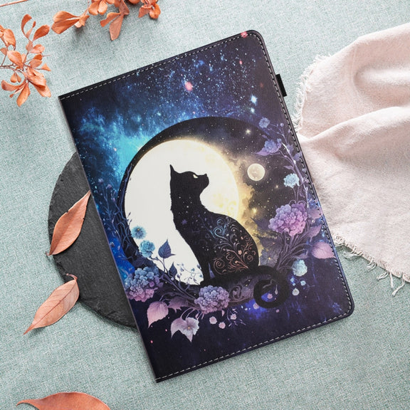 For Lenovo Tab M10 HD Gen 2 Sewing Litchi Texture Smart Leather Tablet Case(Cat)