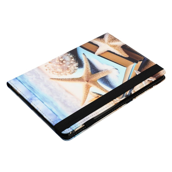 For Lenovo Tab M10 Plus 3rd Gen Sewing Litchi Texture Smart Leather Tablet Case(Starfish)