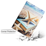 For Lenovo Tab M10 Plus 3rd Gen Sewing Litchi Texture Smart Leather Tablet Case(Starfish)