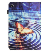 For Lenovo Tab M10 Plus 3rd Gen Sewing Litchi Texture Smart Leather Tablet Case(Butterfly)