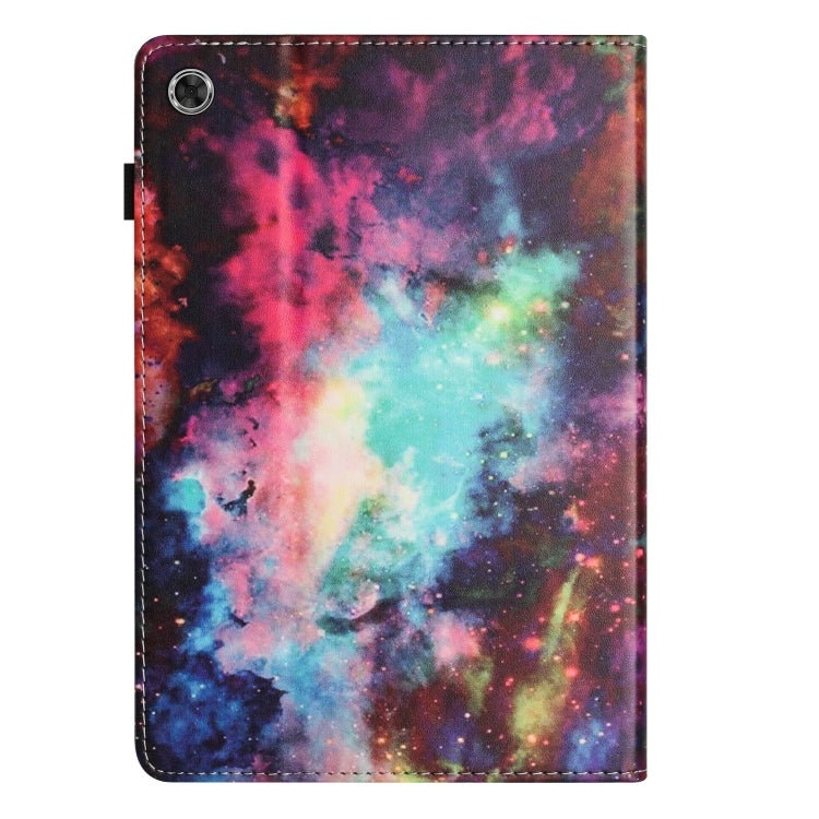 For Lenovo Tab M10 Plus 3rd Gen Sewing Litchi Texture Smart Leather Tablet Case(Starry Sky)