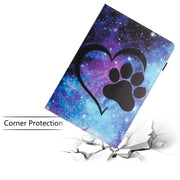 For Lenovo Tab P11 Sewing Litchi Texture Smart Leather Tablet Case(Footprint)