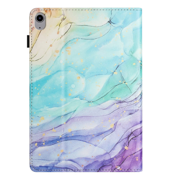 For Lenovo Tab P11 Sewing Litchi Texture Smart Leather Tablet Case(Oil Painting)