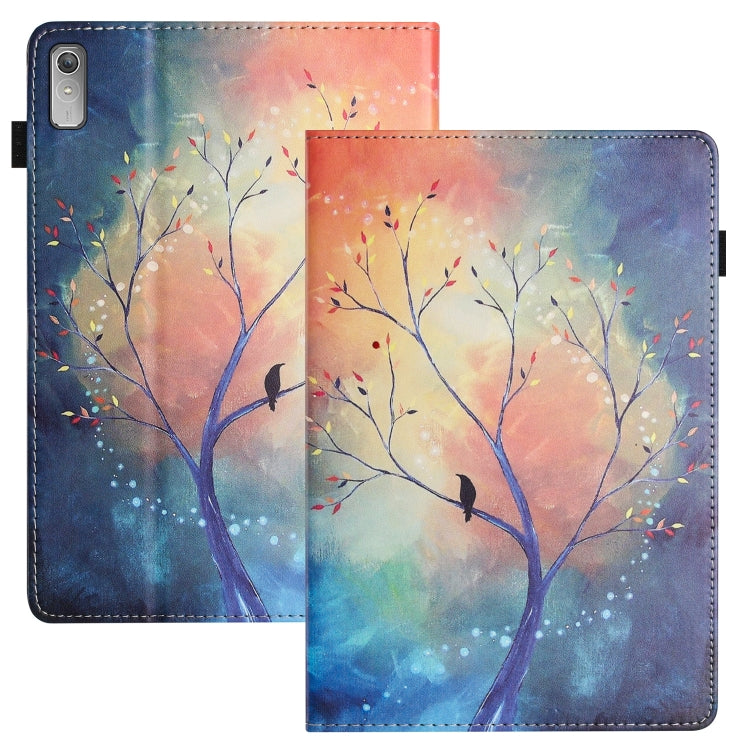 For Lenovo Tab P11 Gen 2 Sewing Litchi Texture Smart Leather Tablet Case(Oil Painting Tree) - Lenovo by PMC TechLife | Online Shopping South Africa | PMC TechLife | Buy Now Pay Later Mobicred