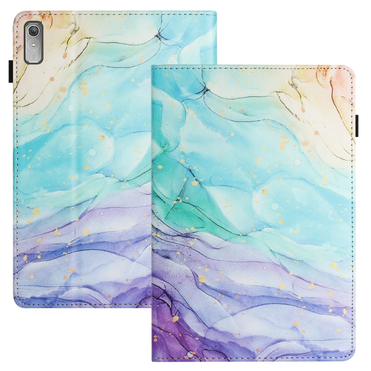 For Lenovo Tab P11 Gen 2 Sewing Litchi Texture Smart Leather Tablet Case(Oil Painting) - Lenovo by PMC TechLife | Online Shopping South Africa | PMC TechLife | Buy Now Pay Later Mobicred