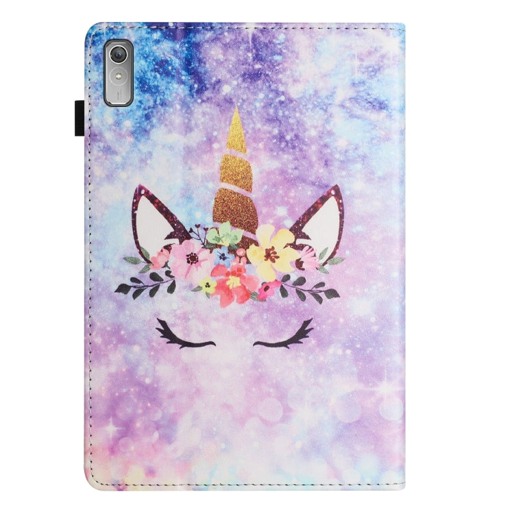 For Lenovo Tab P11 Gen 2 Sewing Litchi Texture Smart Leather Tablet Case(Smiling Face) - Lenovo by PMC TechLife | Online Shopping South Africa | PMC TechLife | Buy Now Pay Later Mobicred