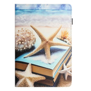 For Huawei MediaPad T3 10 Sewing Litchi Texture Smart Leather Tablet Case(Starfish)