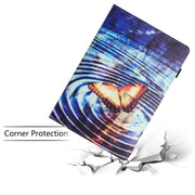 For Huawei MediaPad T3 10 Sewing Litchi Texture Smart Leather Tablet Case(Butterfly)