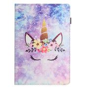For Huawei MediaPad T5 10 Sewing Litchi Texture Smart Leather Tablet Case(Smiling Face)