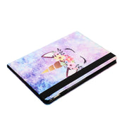 For Huawei MediaPad T5 10 Sewing Litchi Texture Smart Leather Tablet Case(Smiling Face)