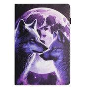 For Huawei MediaPad T5 10 Sewing Litchi Texture Smart Leather Tablet Case(Wolf)