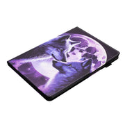 For Huawei MediaPad T5 10 Sewing Litchi Texture Smart Leather Tablet Case(Wolf)