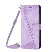 For Xiaomi Redmi K70 / K70 Pro Dream Triangle Leather Phone Case with Lanyard(Purple)