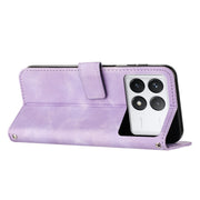 For Xiaomi Redmi K70 / K70 Pro Dream Triangle Leather Phone Case with Lanyard(Purple)