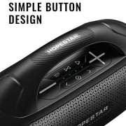 HOPESTAR A50 80W IPX6 Water-resistant Portable Bluetooth Speaker Outdoor Subwoofer(Black)