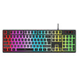 HXSJ L200 Wired RGB Backlit Keyboard 104 Pudding Key Caps(Black) - Wired Keyboard by HXSJ | Online Shopping South Africa | PMC TechLife | Buy Now Pay Later Mobicred