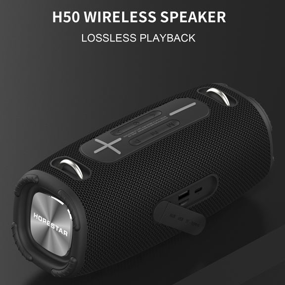 HOPESTAR H50 lPX6 Water-resistant Portable Wireless Bluetooth Speaker(Gray)
