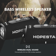 HOPESTAR H50 lPX6 Water-resistant Portable Wireless Bluetooth Speaker(Gray)