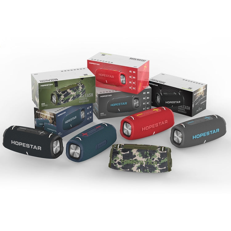 HOPESTAR H50 lPX6 Water-resistant Portable Wireless Bluetooth Speaker(Gray)