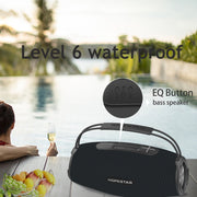HOPESTAR H51 IPX6 Water-resistant Outdoor Portable Wireless Bluetooth Speaker(Blue)